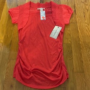 Derek Heart Pink Blouse (NWT)